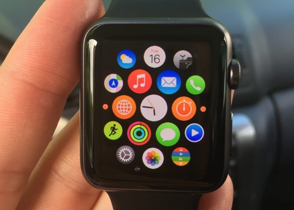 black apple smartwatch